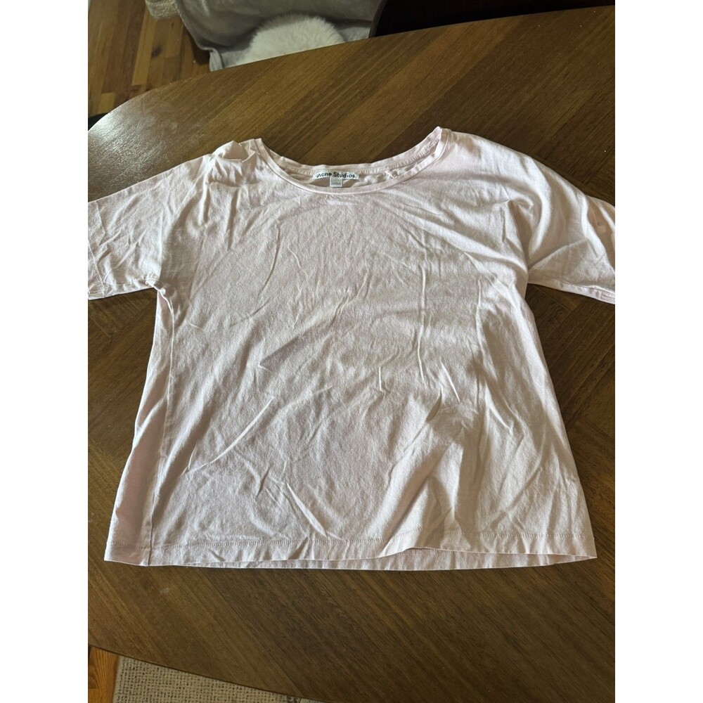 Acne Studios pink cotton t size Xs oversized